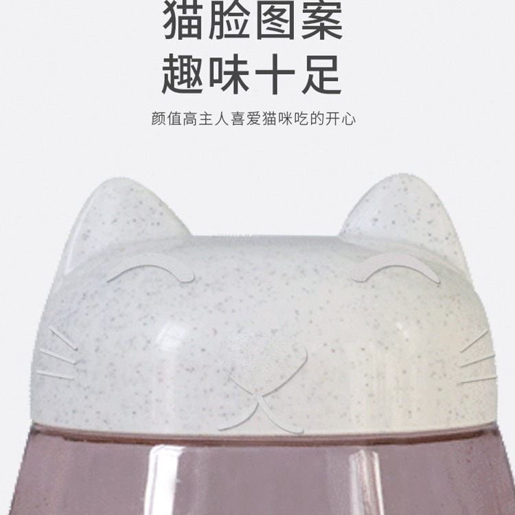 Pet bowl, cat feeder, dog bowl, automatic water feeder, moisture-proof mouth, anti-tipping cat bowl, two-in-one pet food set Application Scenario