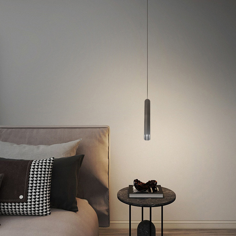 Modern Simple Light Luxury Bedside Chandelier Aisle Light Creative Single Bar Cafe Restaurant Chandelier Small Meal Hanging Specification drawing