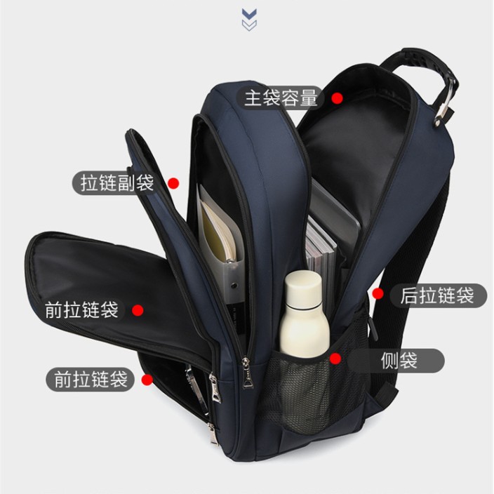 2025 New style backpack with handle, travel case, large capacity for men and women, sliding wheels, high school and junior high school students' schoolbag Application Scenario