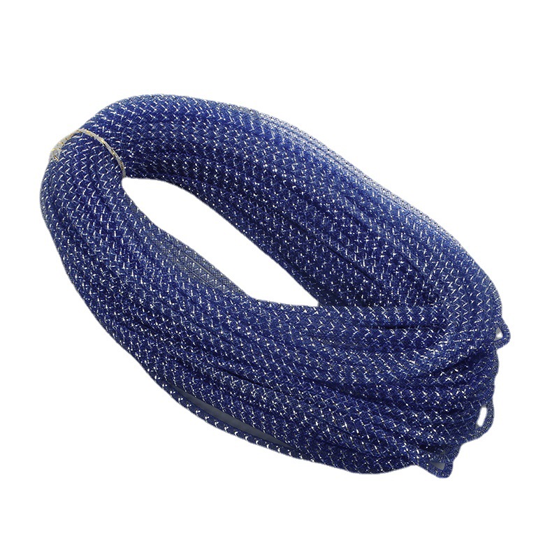 4mm+银丝/彩色弹力弹性/网布白底实物图