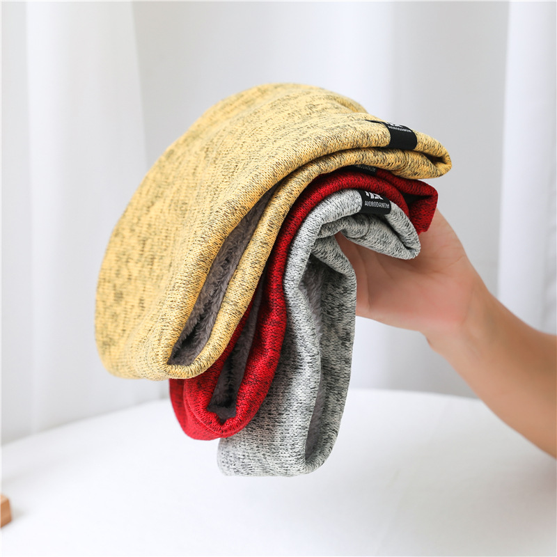 Men's Neck Knit Plus Fleece Neck Cover Winter Warm Neck Scarf Women's High Neck Wool New All-Match Korean Version Application Scenario