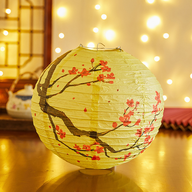 新年春节装饰纸灯笼中国风猜灯谜商场超市活动场景布置户外古风详情34