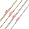 Stainless steel electroplated diy chain jewelry accessories, 2mm stone claw chain accessories, 18k furnace chain accessories diy Application Scenario