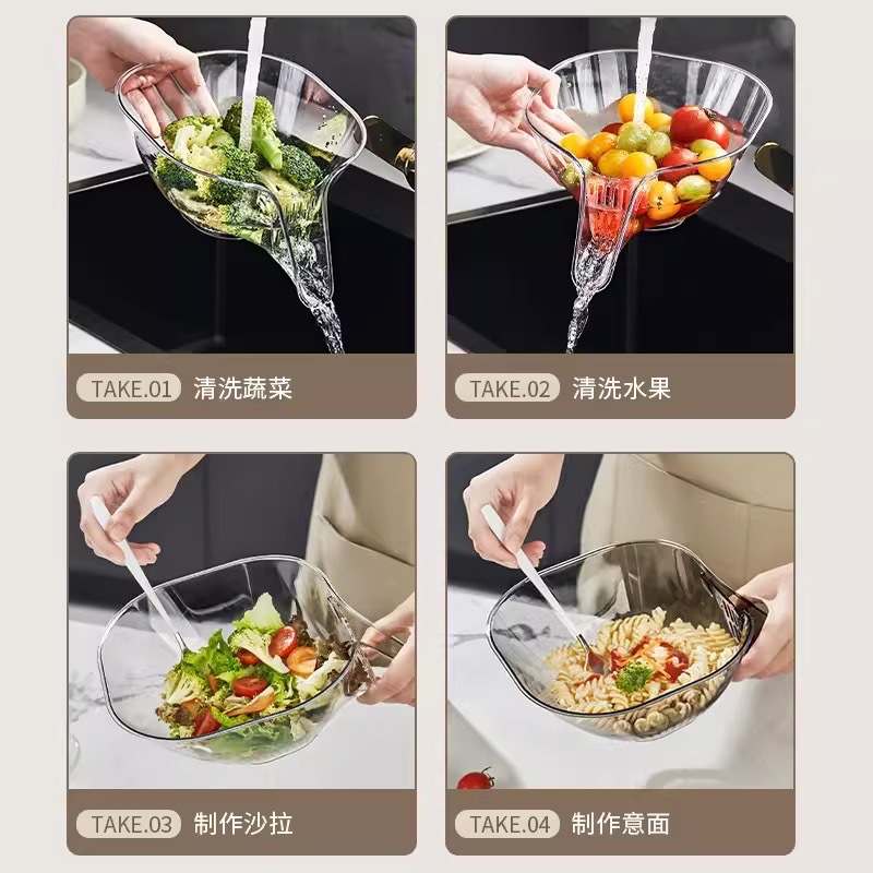 沥水篮、盆实物图