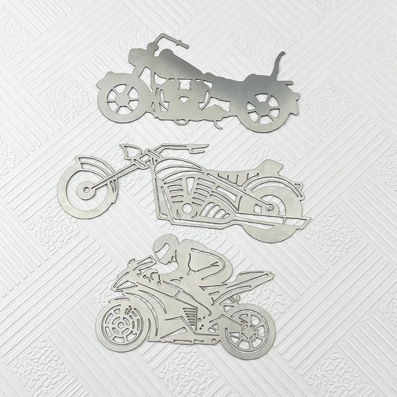 304 Stainless Steel Plate Laser Cutting Perforation Pattern Processing Stainless Steel Crafts Pendant Cutting Application Scenario