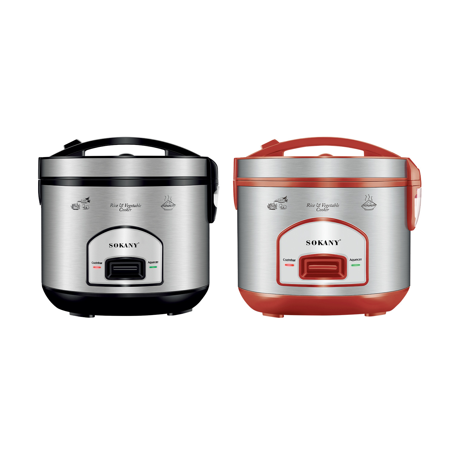 Export SOKANY07056 RICE COOKER 1.8L Rice cooker 700W Metal ELECTRIC RICE COOKER Item Picture