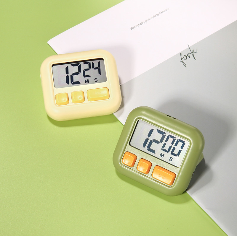 New cube sugar electronic timer, student time manager, kitchen reminder, fitness, dining countdown timer Specification image