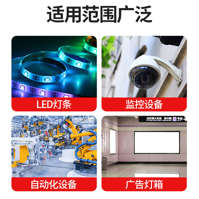 Line Light With Dedicated Switching Power Supply Low Voltage 24V Driver Led Light With Bright Weft Transformer Cabinet Light Power Supply Application Scenario