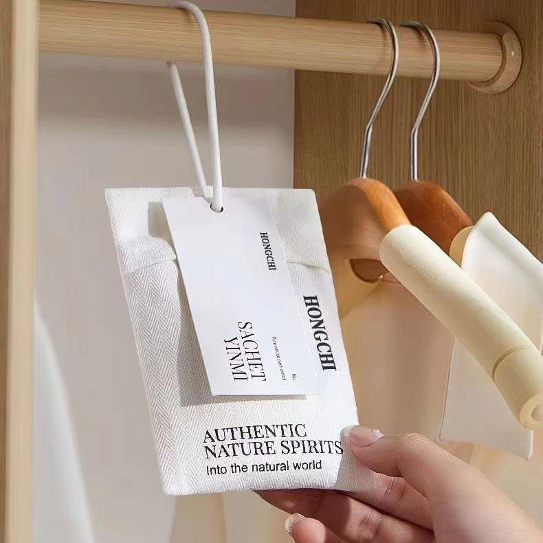 衣柜香薰香包留香袋室内车载香包空气清新植物颗粒布艺极简香包