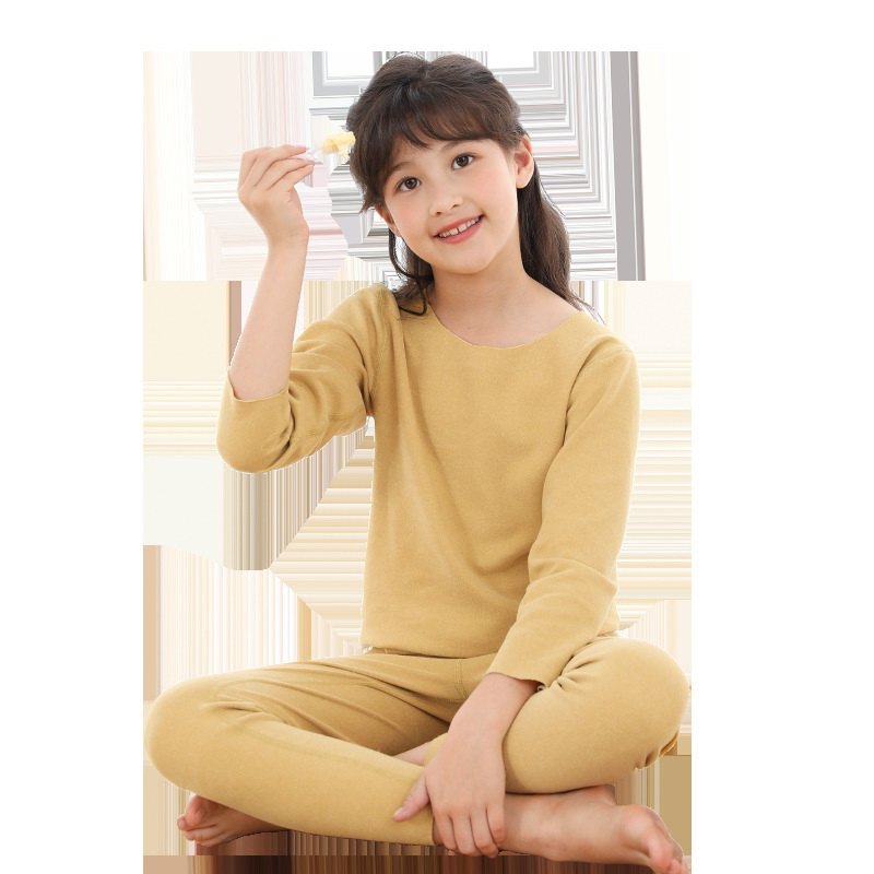 Niños lencería térmica conjunto invierno nuevo sin trazos medianos grandes niños otoño pantalones AB facial hombres y mujeres legging lencería Item Picture