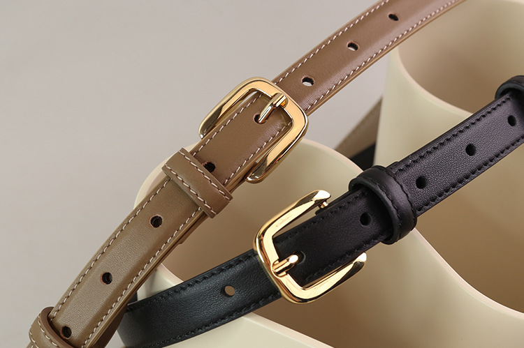 2024年新款头层牛皮女士皮带百搭ins风真皮装饰配裙子窄裤腰带女详情3