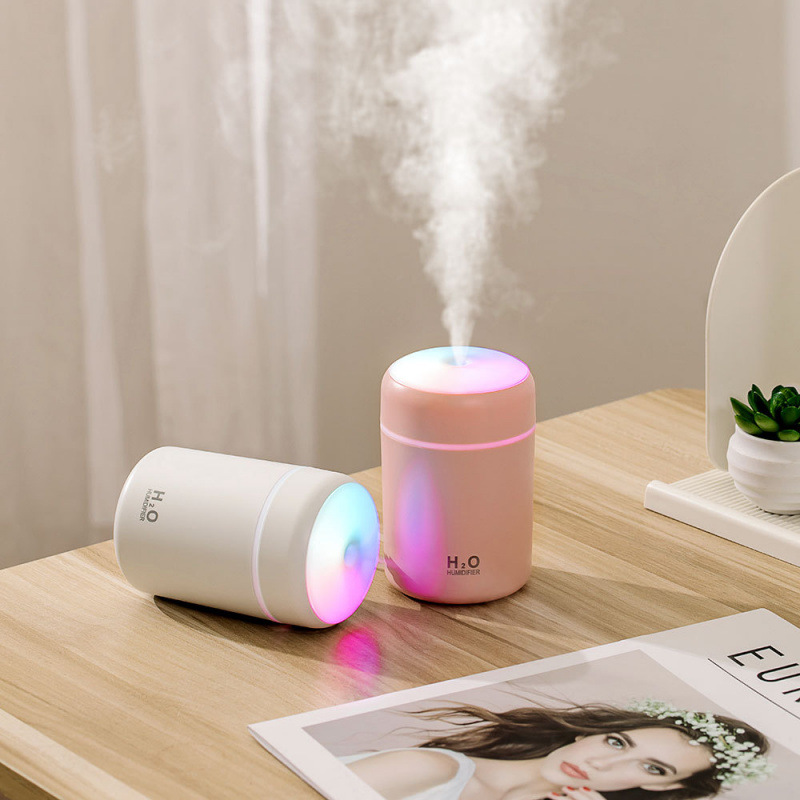Seven-color night light USB indoor air humidifier, plug-in car ambient light, mini aroma diffuser, sprayer manufacturer Specification image