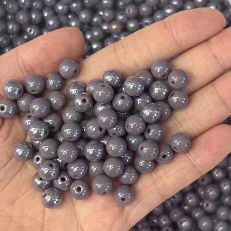 New 8mm round bead colorful Tourmaline beads diy gift bracelets, necklaces, mobile phone chains, clothing accessories pic 7