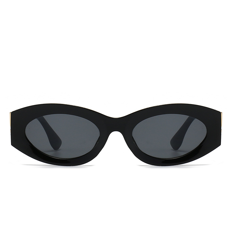 Retro Korean-style sunglasses for women, small frames, funny and individualistic sunglasses for men, 2024 new European and American sunshade sunglasses Specification image