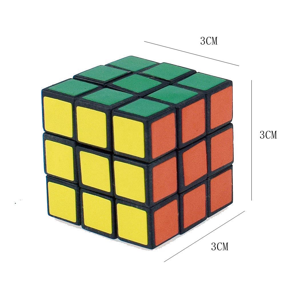 Mini 3CM Rubik's Cube, Intelligence 3x3 Rubik's Cube, a small toy as a reward for beginners, a back-to-school gift - a small Rubik's cube details Picture