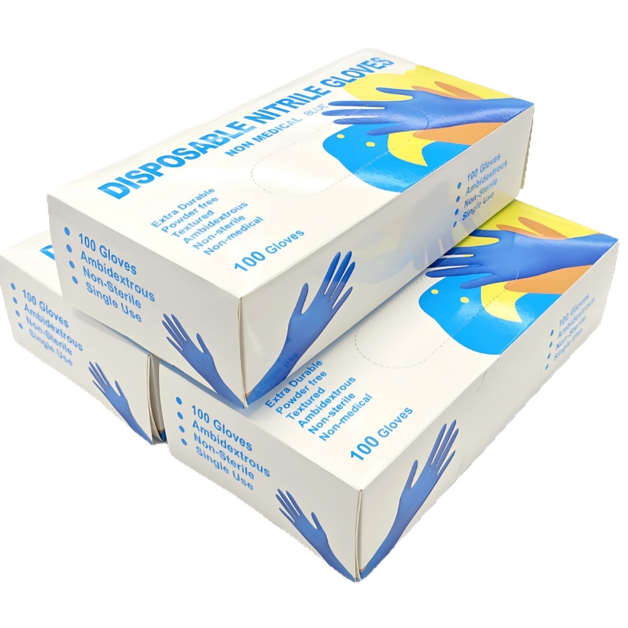 Nitrile gloves加厚耐用家用防护防滑无粉一次性丁腈手套丁晴手套