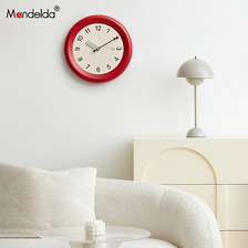 Mandelda免打孔客厅挂钟现代简约创意时钟卧室钟表时尚轻奢装饰钟
