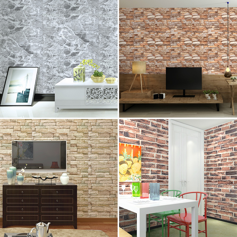 3D Wallpaper in Living Room
