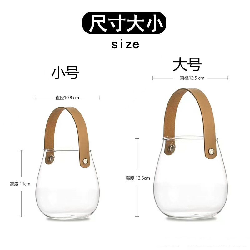 微景观/斜口玻璃瓶微景观/苔藓/玻璃罩产品图