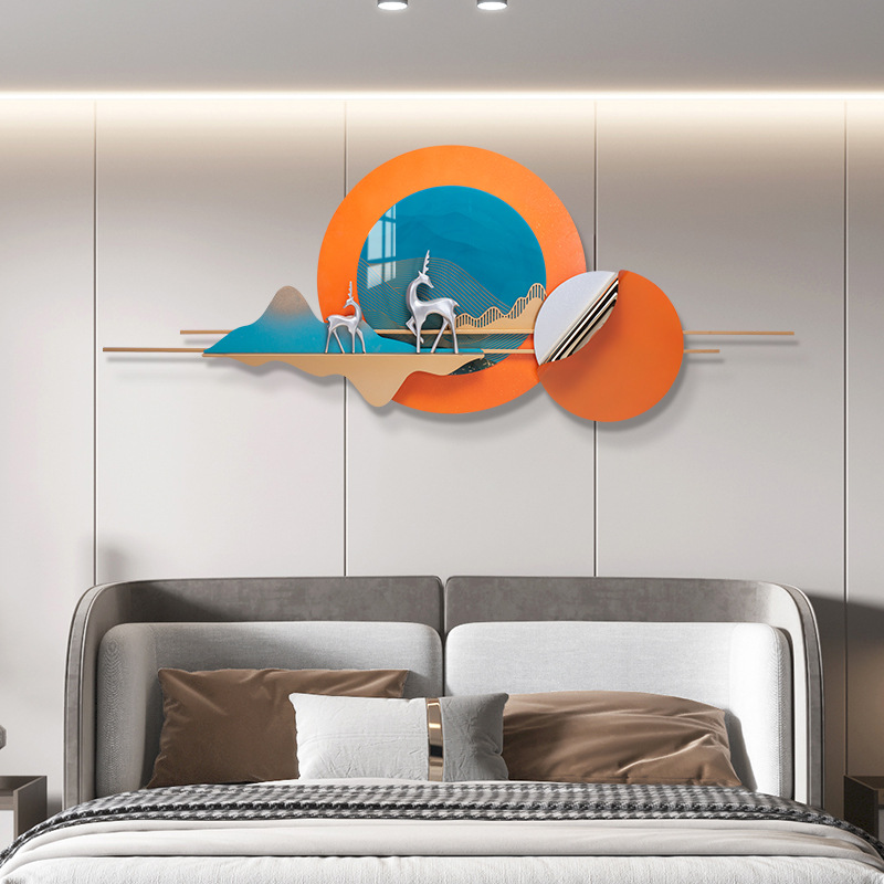 Modern and simple 3D wall decoration, living room sofa, background wall, decorative painting, light luxury and creative dining room Specification image