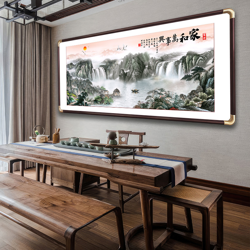 玄关画/装饰画/梅兰竹菊/装饰画简约/国风细节图