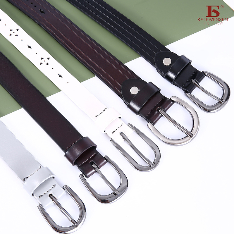 Factory wholesale popular leather strap women's antique denim belts are simple, fashionable and versatile. Korean-style skirt belts are suitable for all seasons Application Scenario