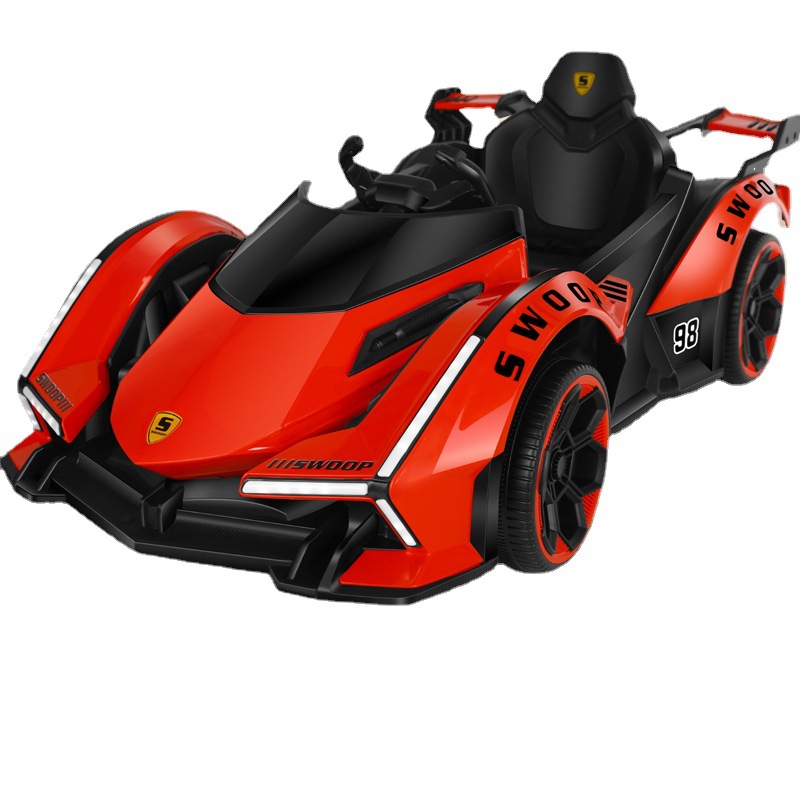 Children's Electric Car Toy Car Can Sit People Children Four-Wheeled Car Baby Remote Control Car Men And Women Children Car Can Be Charged Item Picture