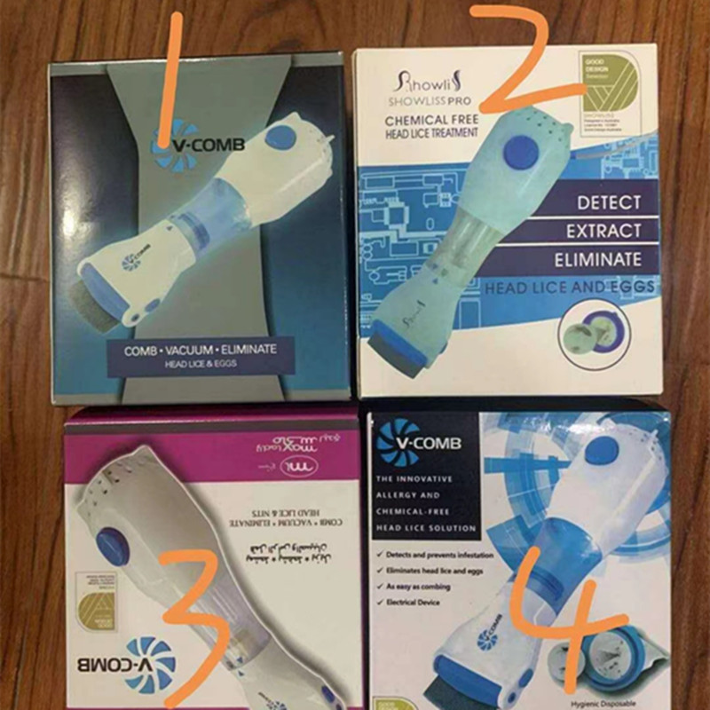 Cross-border Amazon foreign trade electric lice catcher, hair cleaning comb, pet flea cleaning brush, physical lice removal machine details Picture