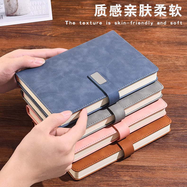a5 notebook production, ultra-thick and simple large notebooks, thickened note-taking notebooks wholesale, business diary order Logo Specification image
