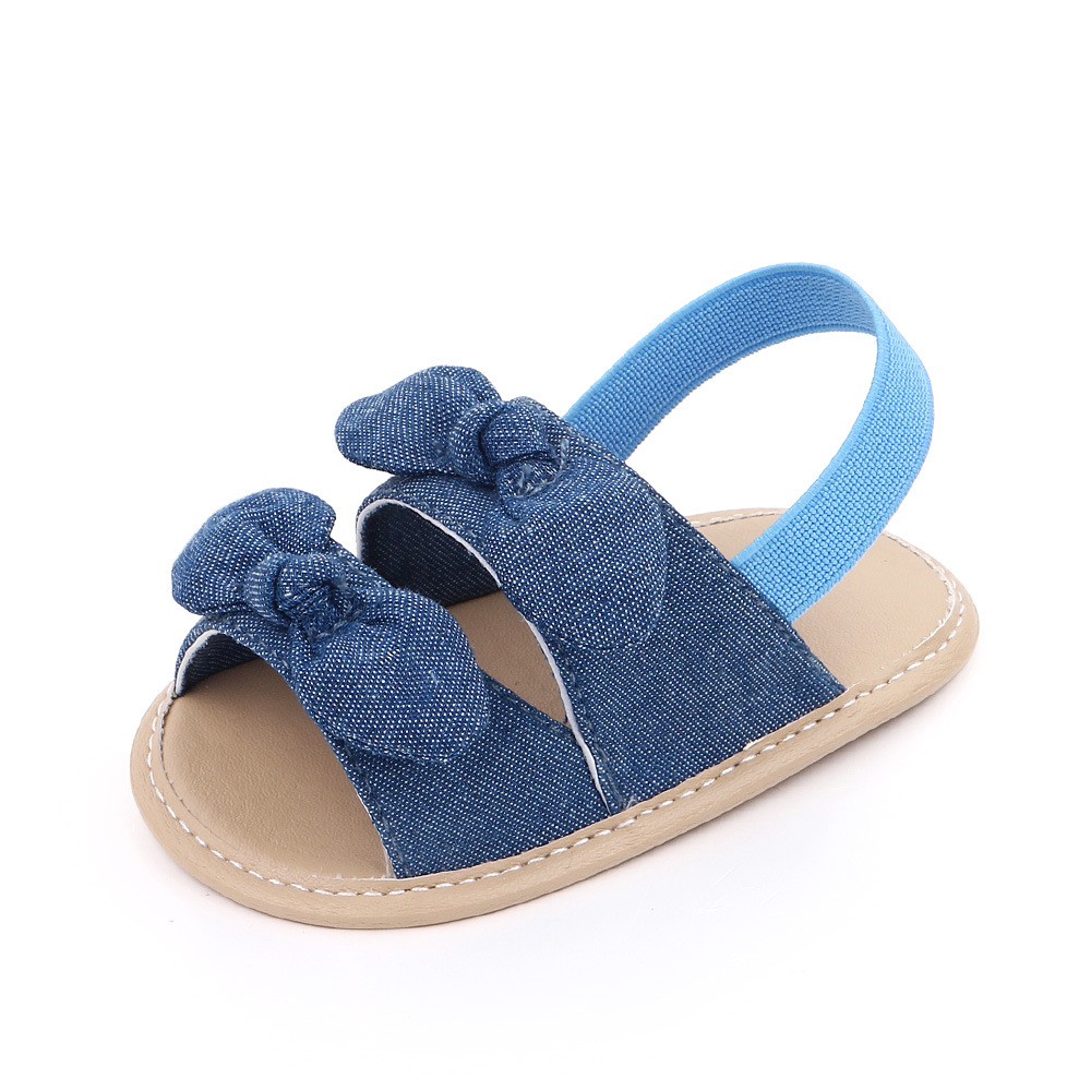 Baby shoes, walking shoes, 0-1 year old summer style, girls' baby shoes, summer soft-soled sandals, 2580 Item Picture