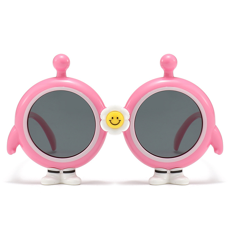 New Children's Sunglasses Cute Cartoon Shape Juvenile Polarizer Student Sunglasses Sunshade Mirror 8182