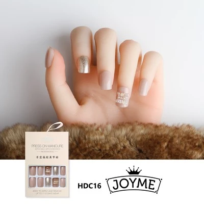 Short Square Head Soft Nail Stereoscopic Bow Nail Nail Product Can Be Detachable Wear Nail 30 Piece Belt Kit