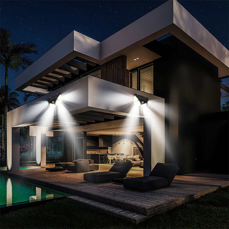 Solar charging lamps, garden lamps, outdoor household wall lamps, sensor lighting lamps, automatic lighting, LED special lamps, cross-border details Picture