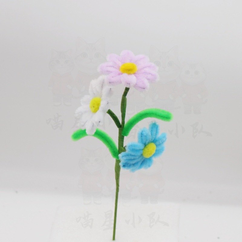 Finished chamomile encrypted twist rods, handcrafted mixed color, factory direct sales, creative Specification drawing