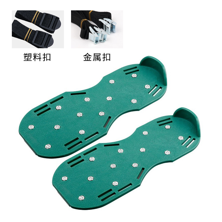 Garden grass loosening soil 4.2CM grass spiked shoes, lawn inflatable loosening soil shoes, self-leveling epoxy garden tools details Picture
