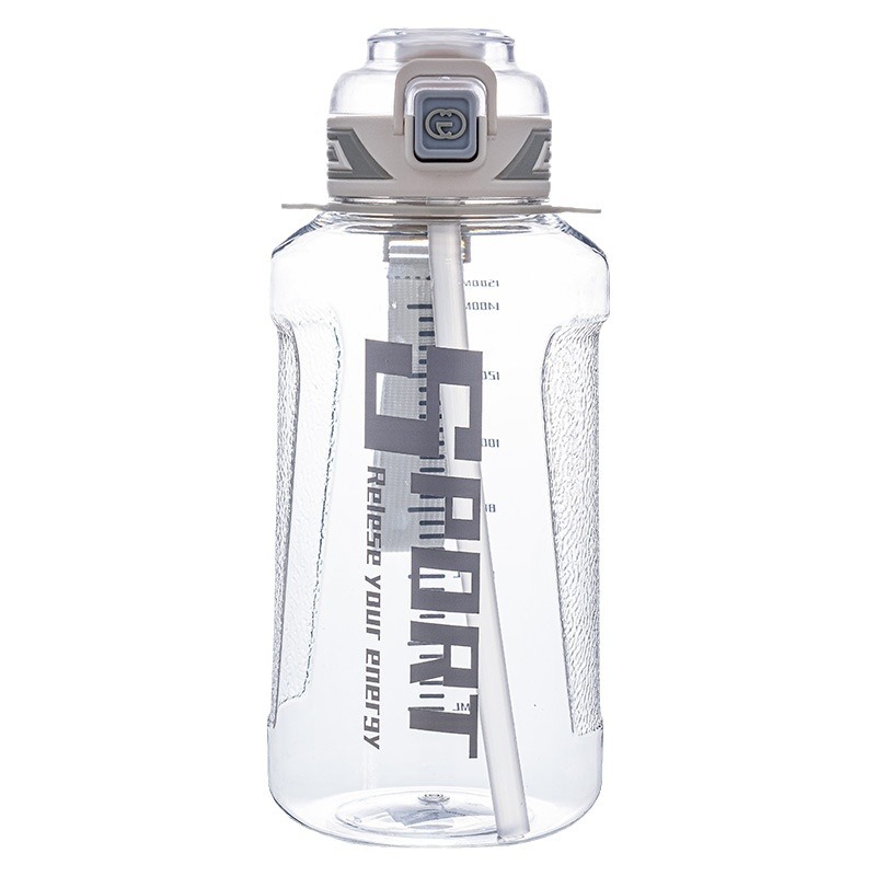 Summer New Large Capacity Water Cup For Men And Women Outdoor Sports Kettle Thickened Plastic Belly Cup High Temperature Resistant Cup Item Picture