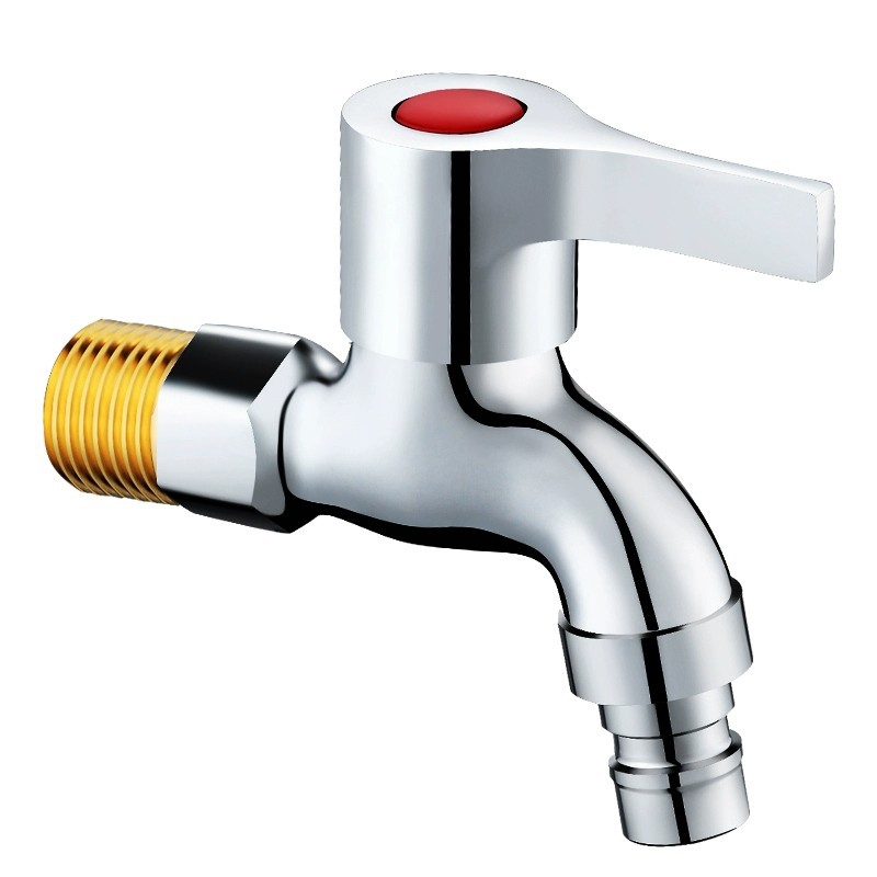 All-copper washing machine faucet, single-cooling 4-minute special quick-opening extended mop sink faucet connector, household faucet Item Picture