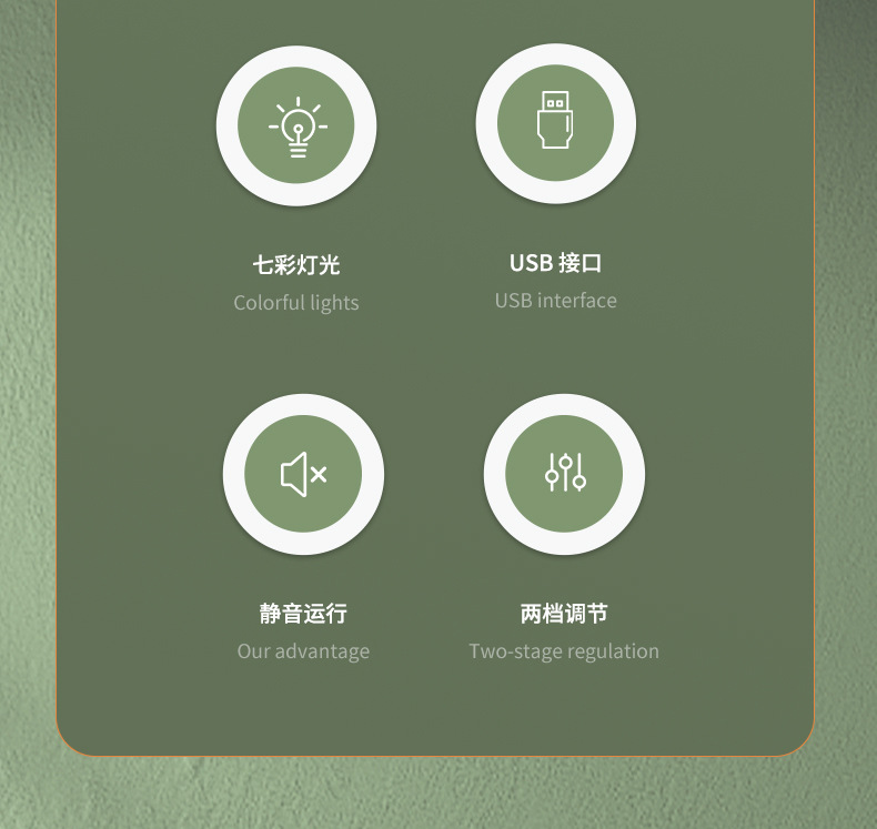 2025新款小双喷USB加湿器简约大雾量补水雾化静音车载加湿器详情3