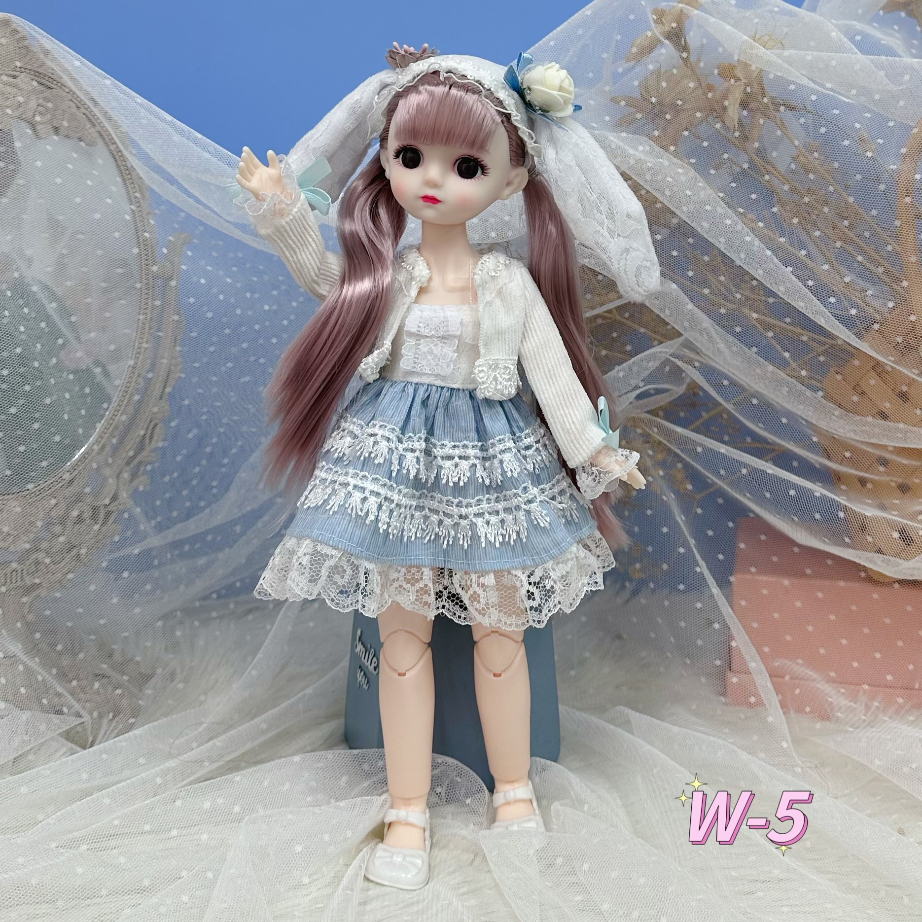 30 cm cute doll dress-up 6 points BJD doll Barbie doll birthday gift toy for children and girls Application Scenario