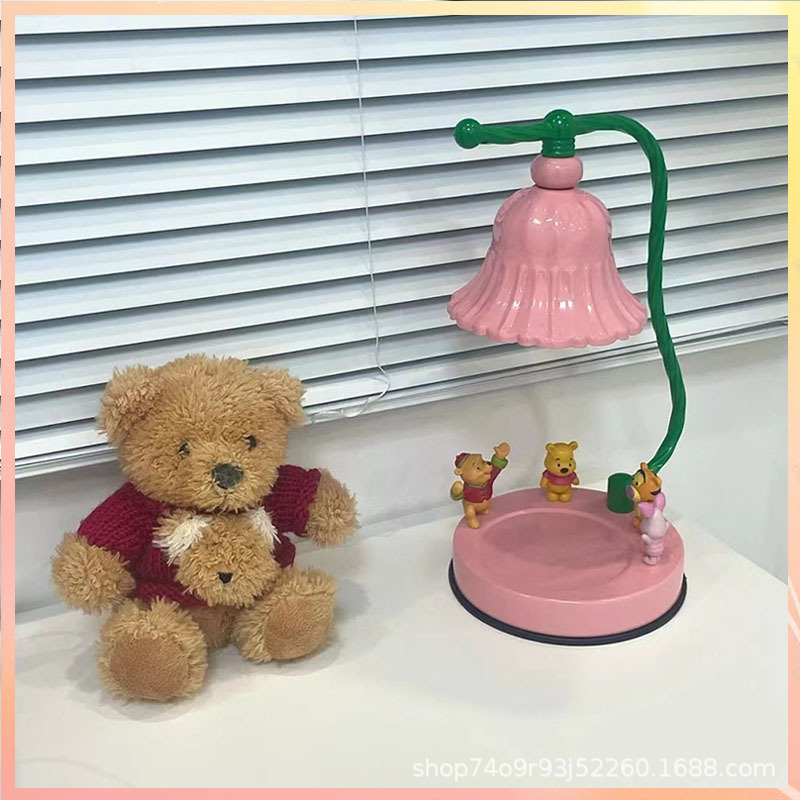 Melting Wax Lamp Lily Of The Valley Aroma Candle Melting Candle Light Can Be Dimmed Ins Girl Pink Retro Atmosphere Lamp Net Red Application Scenario