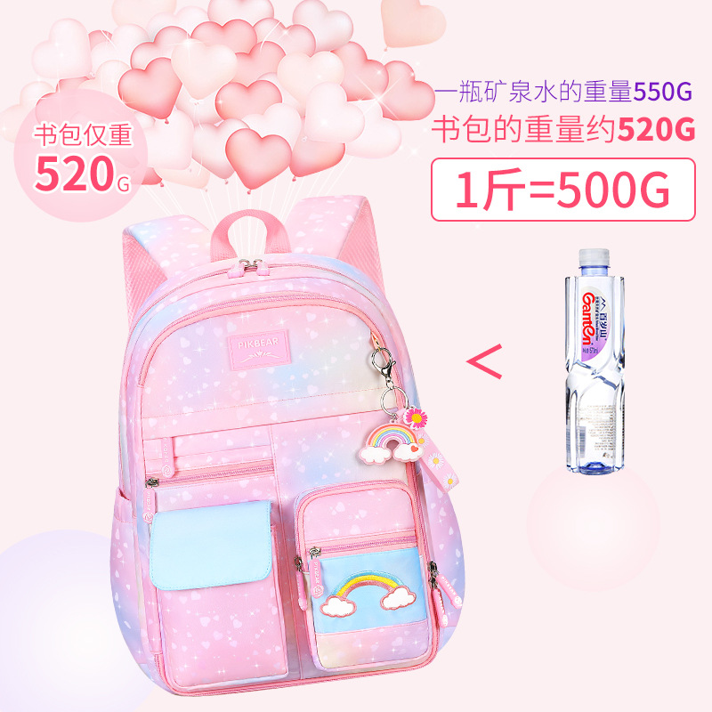 儿童休闲双肩包实物图