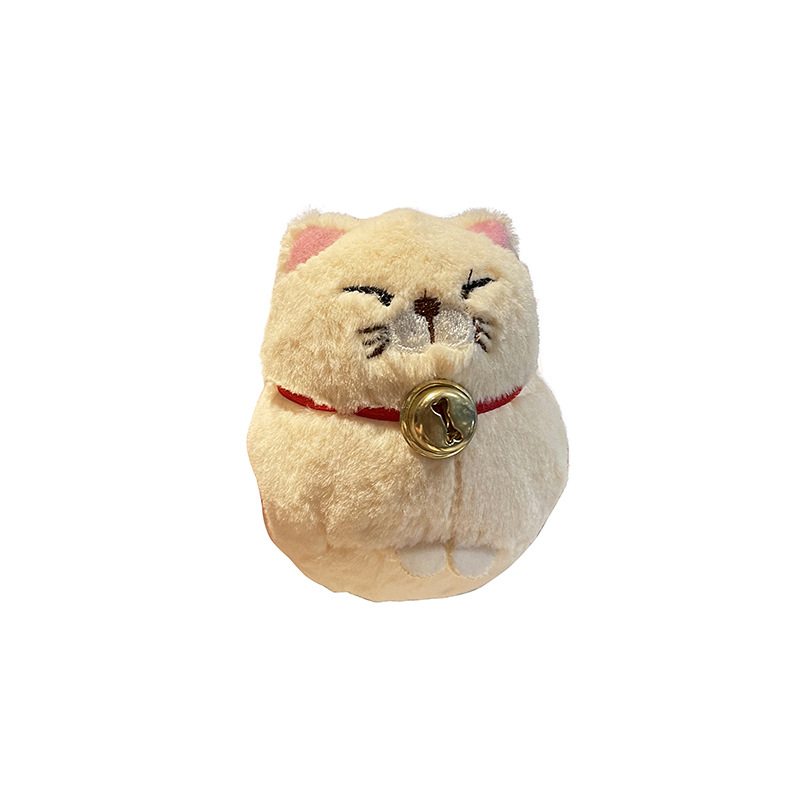 Japanese-style cartoon bell cat keychain pendant backpack decoration plush toy keychain Item Picture