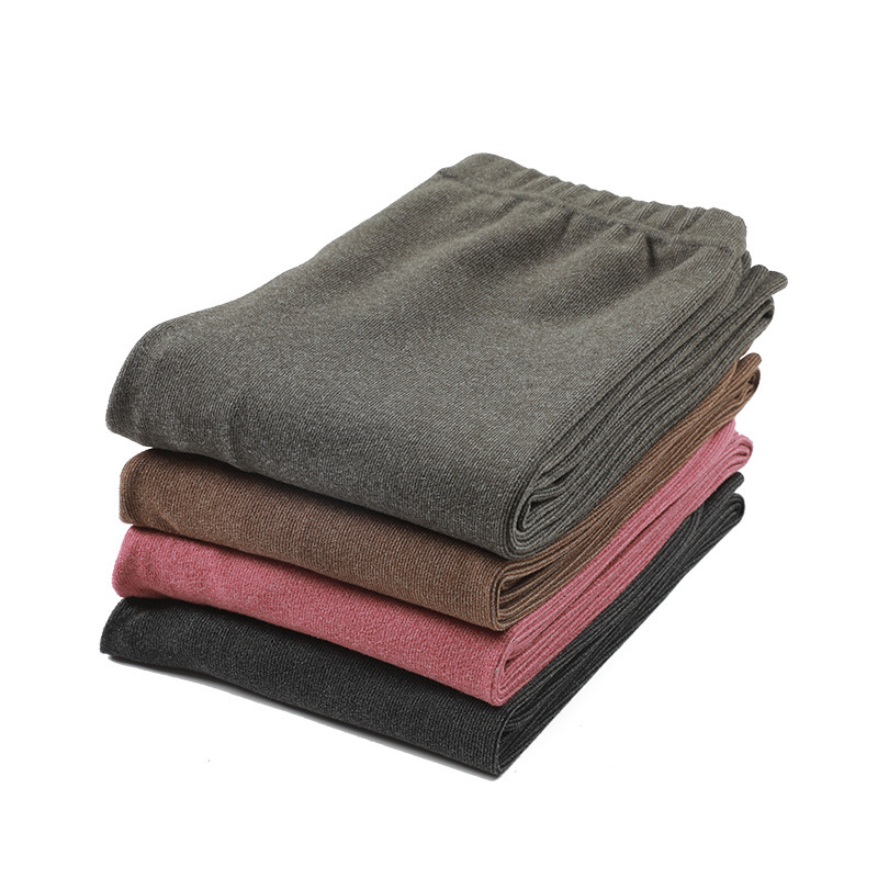 Cationic Leggings Wearing Korean Version Of Double-Sided Cationic German Velvet Large Size Pants Women Solid Color Plus Fat Small Feet Pants Item Picture