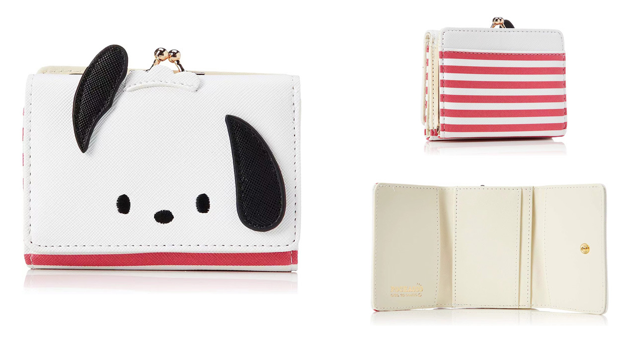 Cinnamon Dog Kulomi Purse Pu Leather Zipper Buckle Mld Card Wallet Short Cute Cartoon Day details Picture