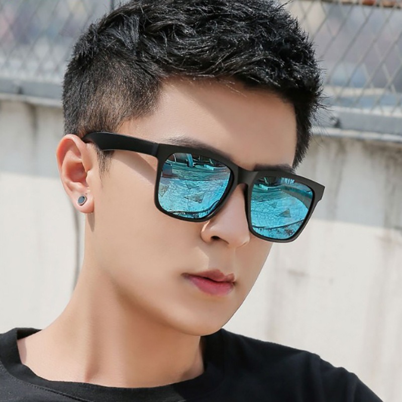 New cross-border internet-famous trendy sunglasses for men and women, UV protection glasses, fashionable and trendy driving, camping and sun protection sunglasses Specification image