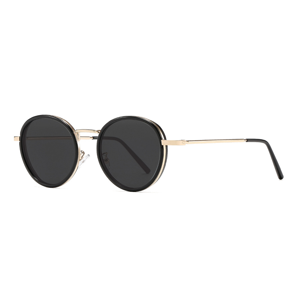 Sunglasses for women, 2025 new trendy glasses, Korean version, round face, large frame, face-enhancing, small high-end sunglasses for women, UV protection Item Picture