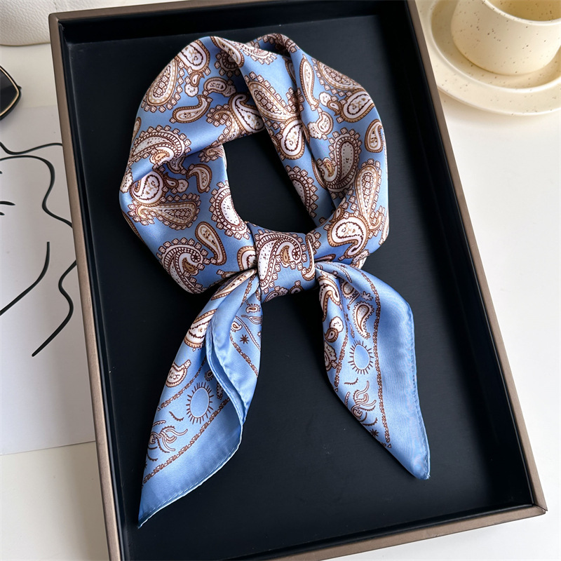 Simple Cashew Nut Butterfly Pattern Scarf Women's Spring/Summer Scarf Travel Sun Protection Shawls All Match Decorative Scarf Career details Picture