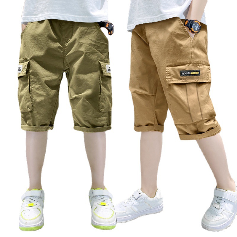 Wholesale of children's clothing and pants, boys' shorts, summer outerwear, workwear, casual sports, capri pants, mid-length pants, summer children's pants Item Picture