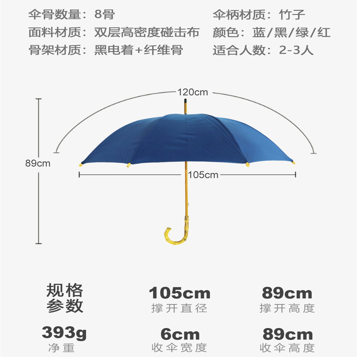 晴雨伞实物图