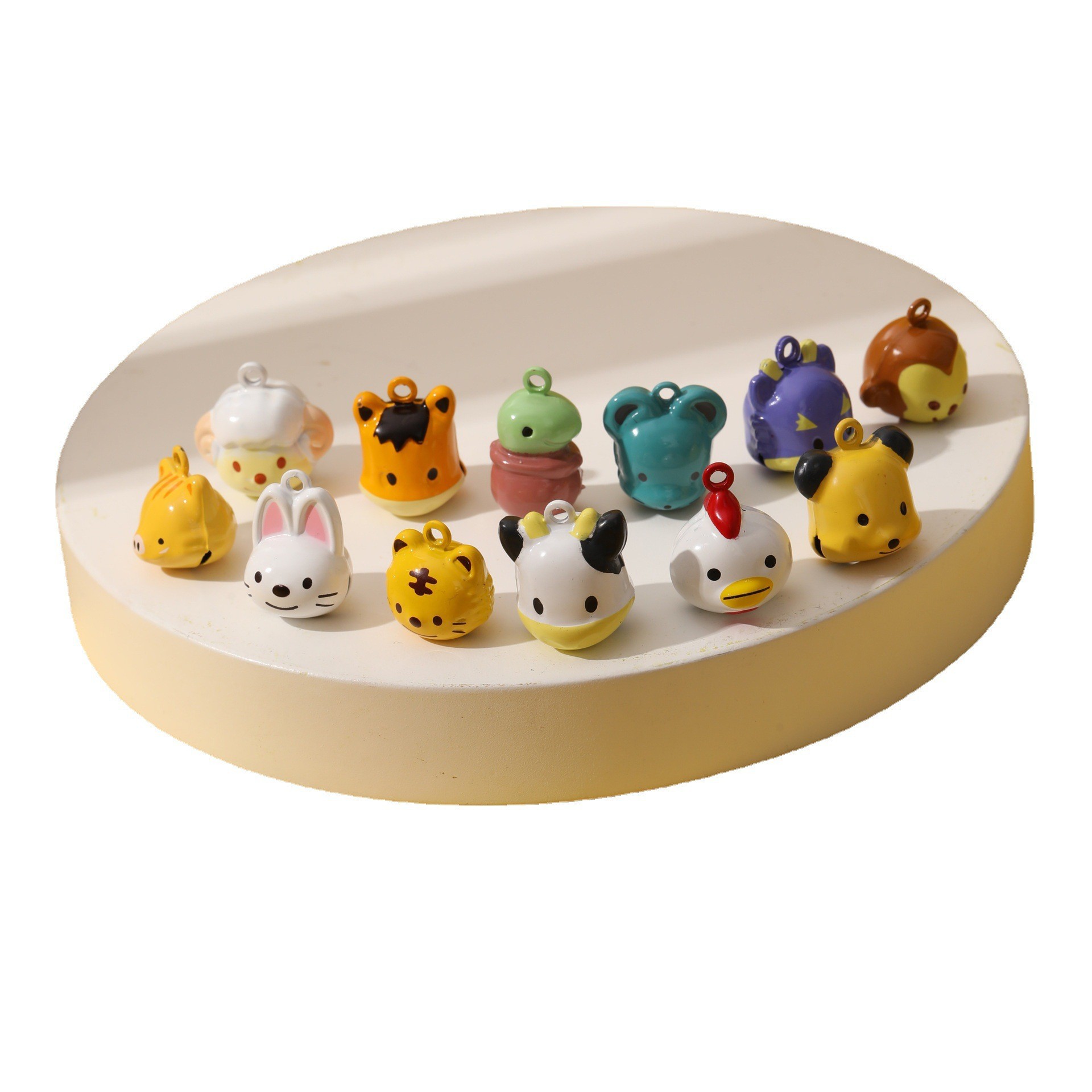 Sensoji Temple The Same 12 Zodiac Animal Bell Cartoon Bell Mobile Phone Hanging Bag Pendant Pet Small Bell Item Picture